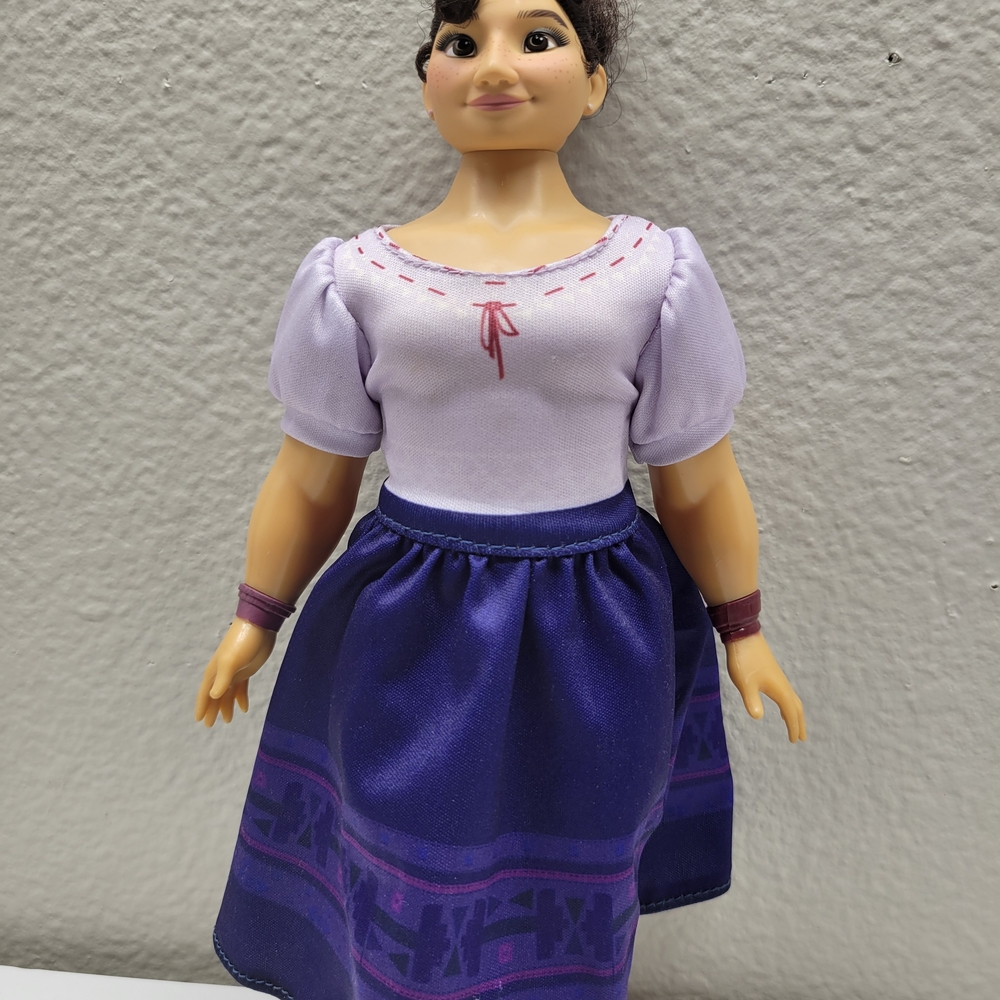 Disney Doll with Purple and White Outfit